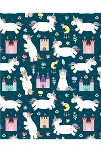 Journal Notebook Unicorns Playing 1