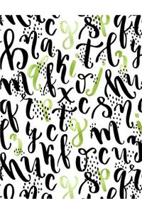 My Big Fat Bullet Journal Sparkly Letters Pattern 10