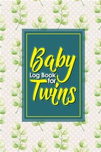 Baby Log Book for Twins