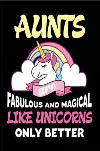 Aunts are Fabulous and Magical Like Unicorns Only Better