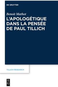 L Apologetique Dans La Pensee de Paul Tillich