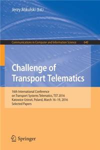 Challenge of Transport Telematics