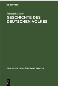 Geschichte Des Deutschen Volkes