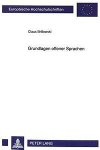Grundlagen offener Sprachen