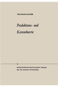 Produktions- Und Kostentheorie