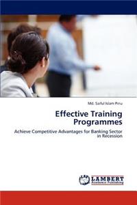 Effective Training Programmes