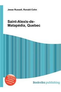 Saint-Alexis-De-Matapedia, Quebec