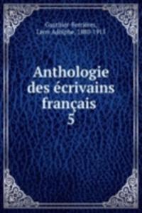 Anthologie des ecrivains francais