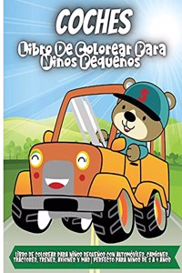 Coches Libro de Colorear para Niños Pequeños