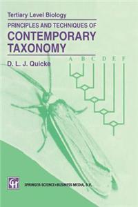 Principles and Techniques of Contemporary Taxonomy