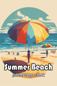 Summer Beach Coloring Book for Adults