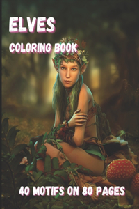 Elves Coloring Book