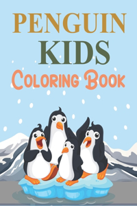 Penguin Kids Coloring Book