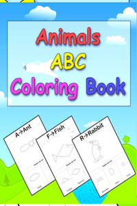 animals abc coloring book