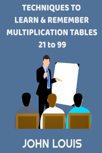Techniques to learn and remember multiplication table 21 to 99