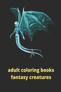 adult coloring books fantasy creatures