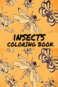 Insects Coloring Book