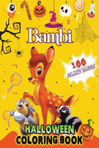 Bambi Halloween Coloring Book