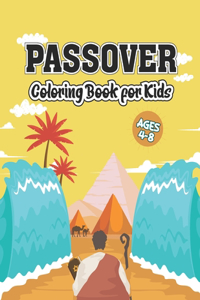 Passover Coloring Book for Kids Ages 4-8