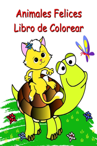 Animales Felices Libro de Colorear