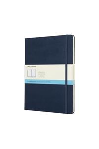 Moleskine Sapphire Blue Notebook Extra Large Dotted Hard