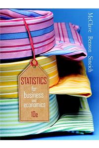 Statistics for Business & Economics Value Pack (Includes Phit Tips