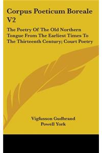 Corpus Poeticum Boreale V2