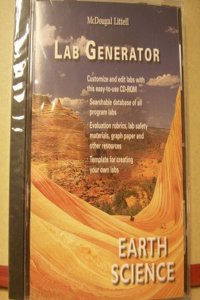 McDougal Littell Earth Science: Lab Generator CD-ROM Grades 9-12