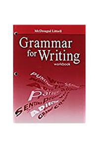 McDougal Littell Literature: Grammar for Writing Workbook Grade 7