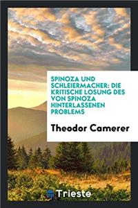 Spinoza Und Schleiermacher