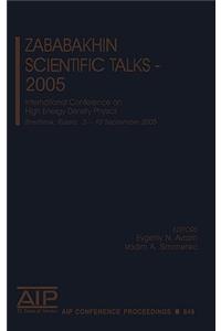Zababakhin Scientific Talks - 2005