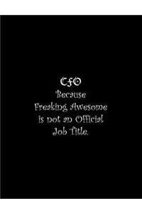 CFO Because Freaking Awesome is not an Official Job Title