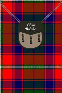 Clan Belshes Tartan Journal/Notebook