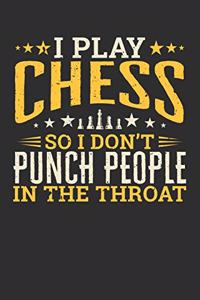 I Play Chess So I Don't Punch People In The Throat
