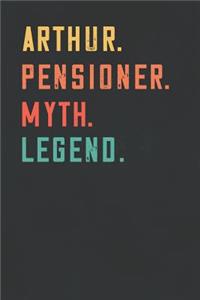 Arthur. Pensioner. Myth. Legend.