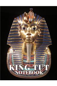 King Tut Notebook: 8.5x11 110 College Ruled Composition Book