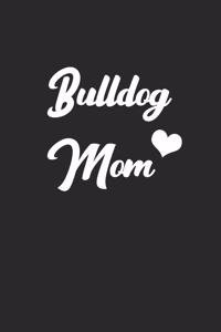 Bulldog Mom: A5 Notizbuch kariert - Mutter von Französiche Bulldogge Englische Bulldogge - Hundemama