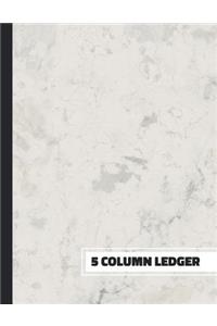 5 Column Ledger