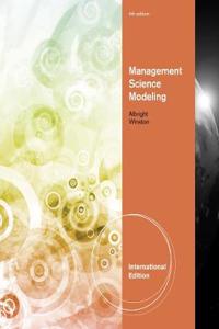 Management Science Modeling, International Edition (with Ess