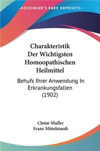 Charakteristik Der Wichtigsten Homoopathischen Heilmittel