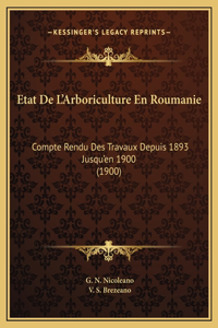 Etat De L'Arboriculture En Roumanie