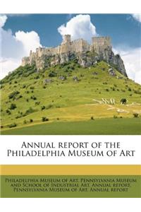 Annual Report of the Philadelphia Museum of Art