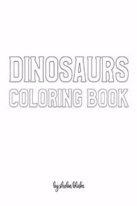 Dinosaurs with Scissor Skills Coloring Book for Children - Create Your Own Doodle Cover (8x10 Softcover Personalized Coloring Book / Activity Book)