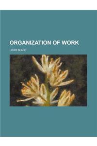 Organization of Work