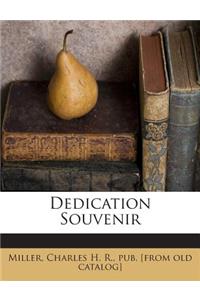 Dedication Souvenir