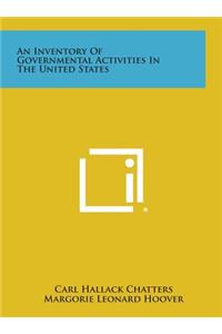 An Inventory of Governmental Activities in the United States