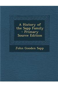 A History of the Sapp Family