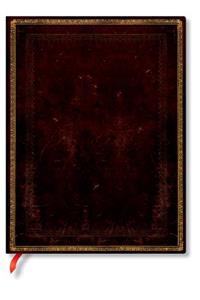 Black Moroccan Ultra Lined Softcover Flexi Journal (176 pages)