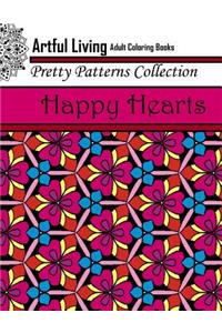 Happy Hearts: Adult Coloring Book