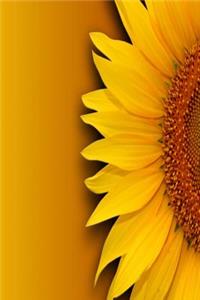 Floral Journal Vibrant Sunflower